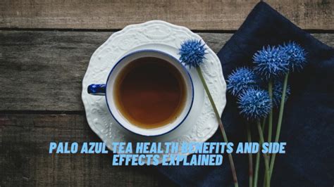 Benefits & Side Effects of Palo Azul Tea